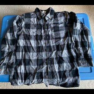 Boys Buffalo plaid button down shirt